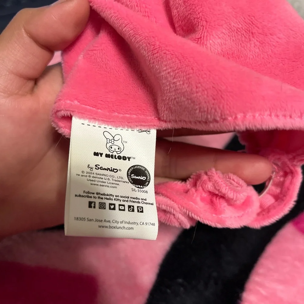 Sanrio Pink Cat Hat with Character Design